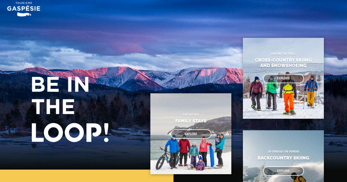 Be In The Loop Tourisme Gaspesie