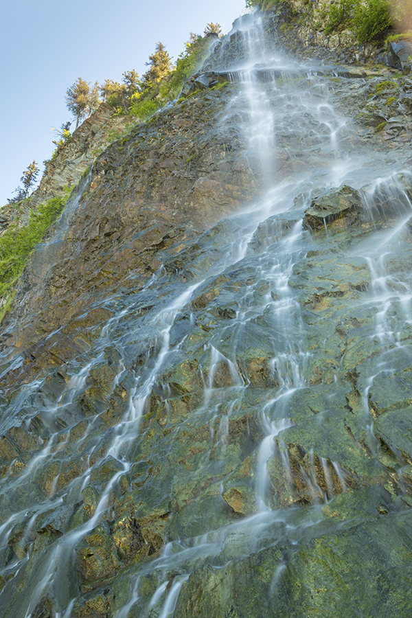 Chute voile de la mariée