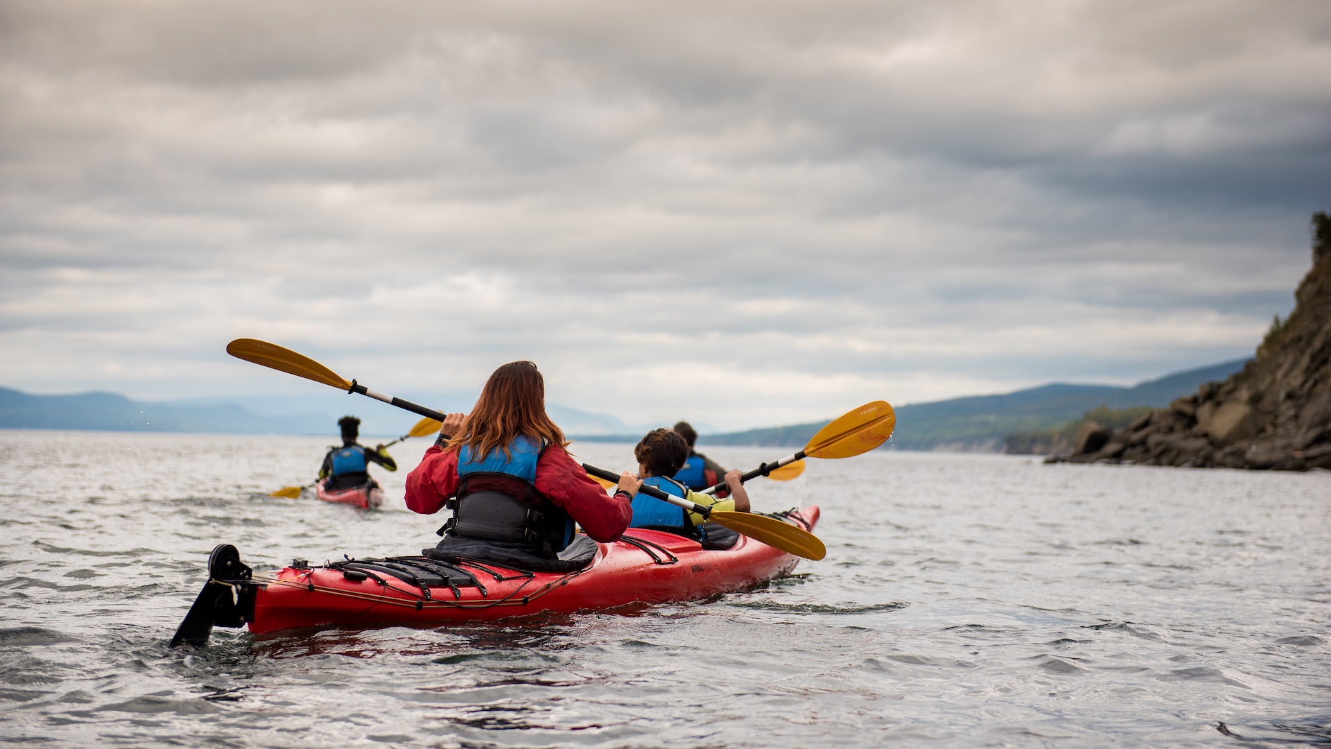 Kayaking with Cap Aventure