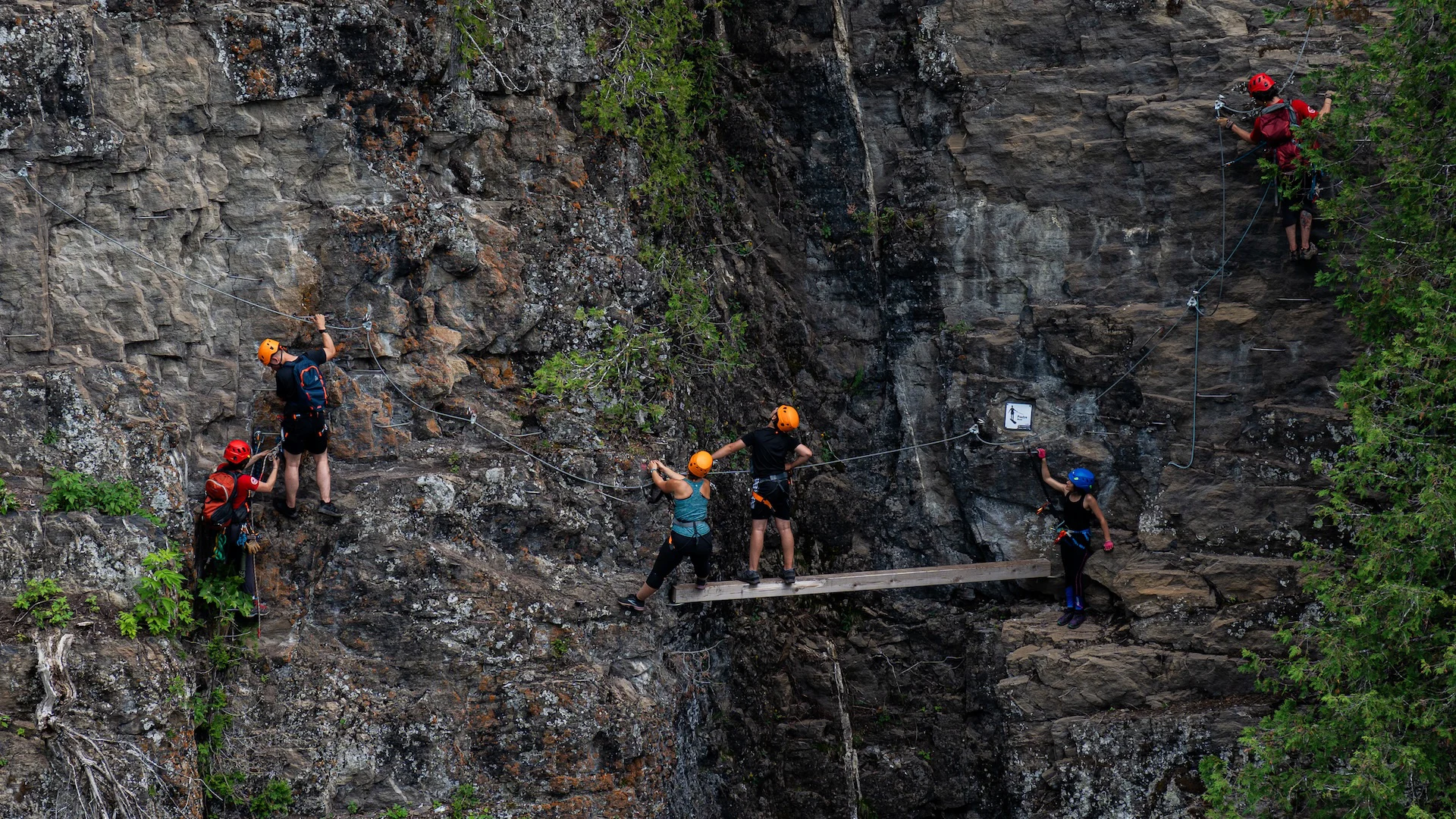 Via Ferrata de la chute à Philomène