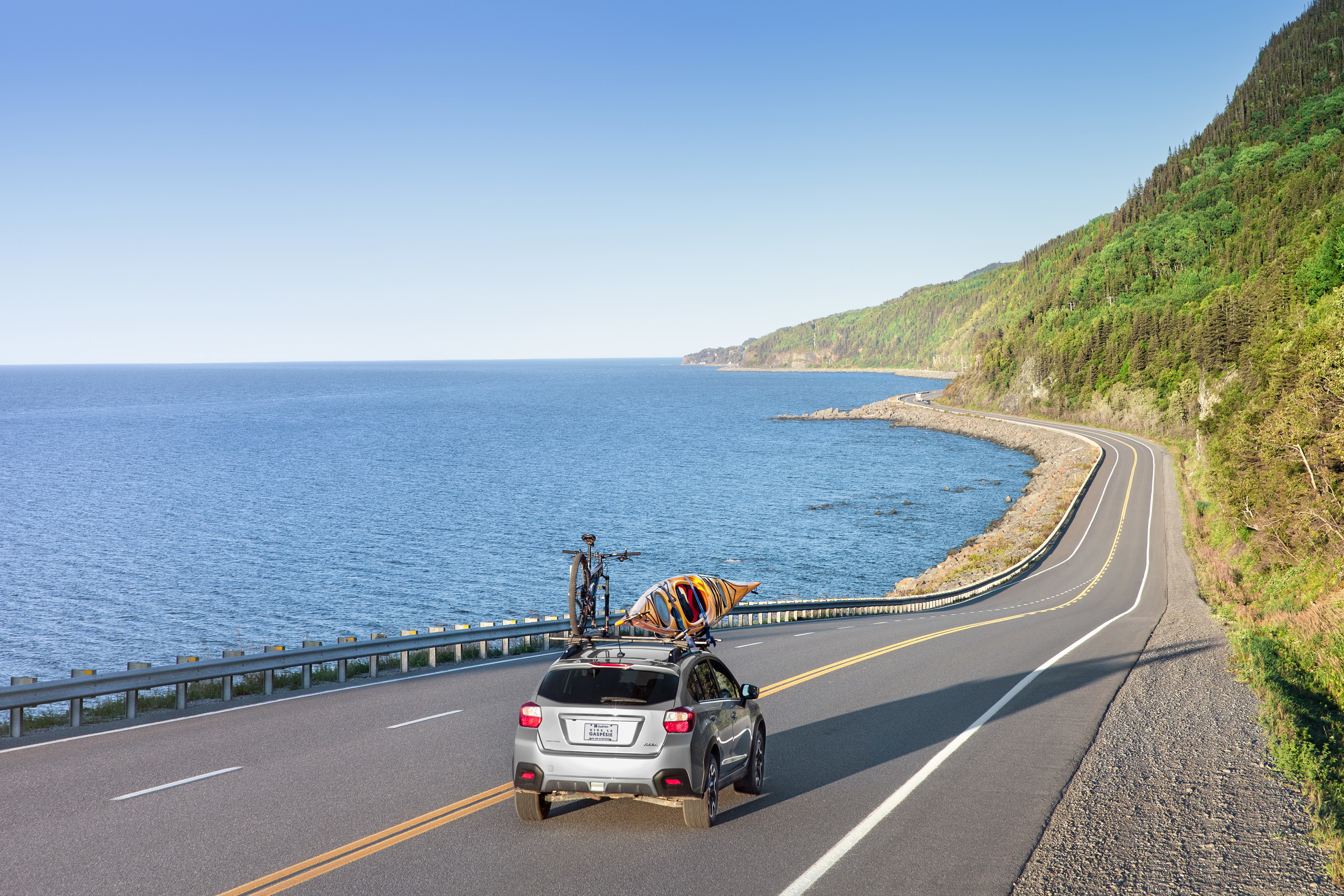 Route 132 en Haute-Gaspésie