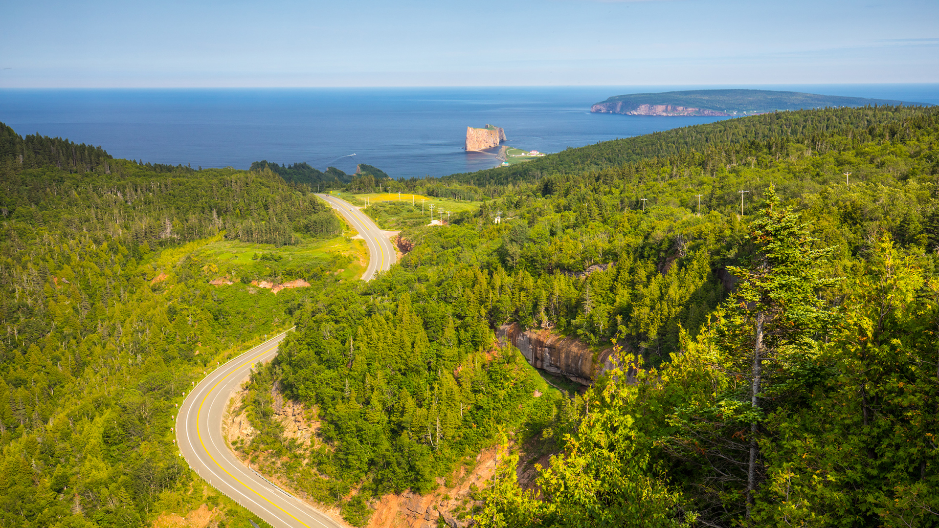 Route 132 in Percé