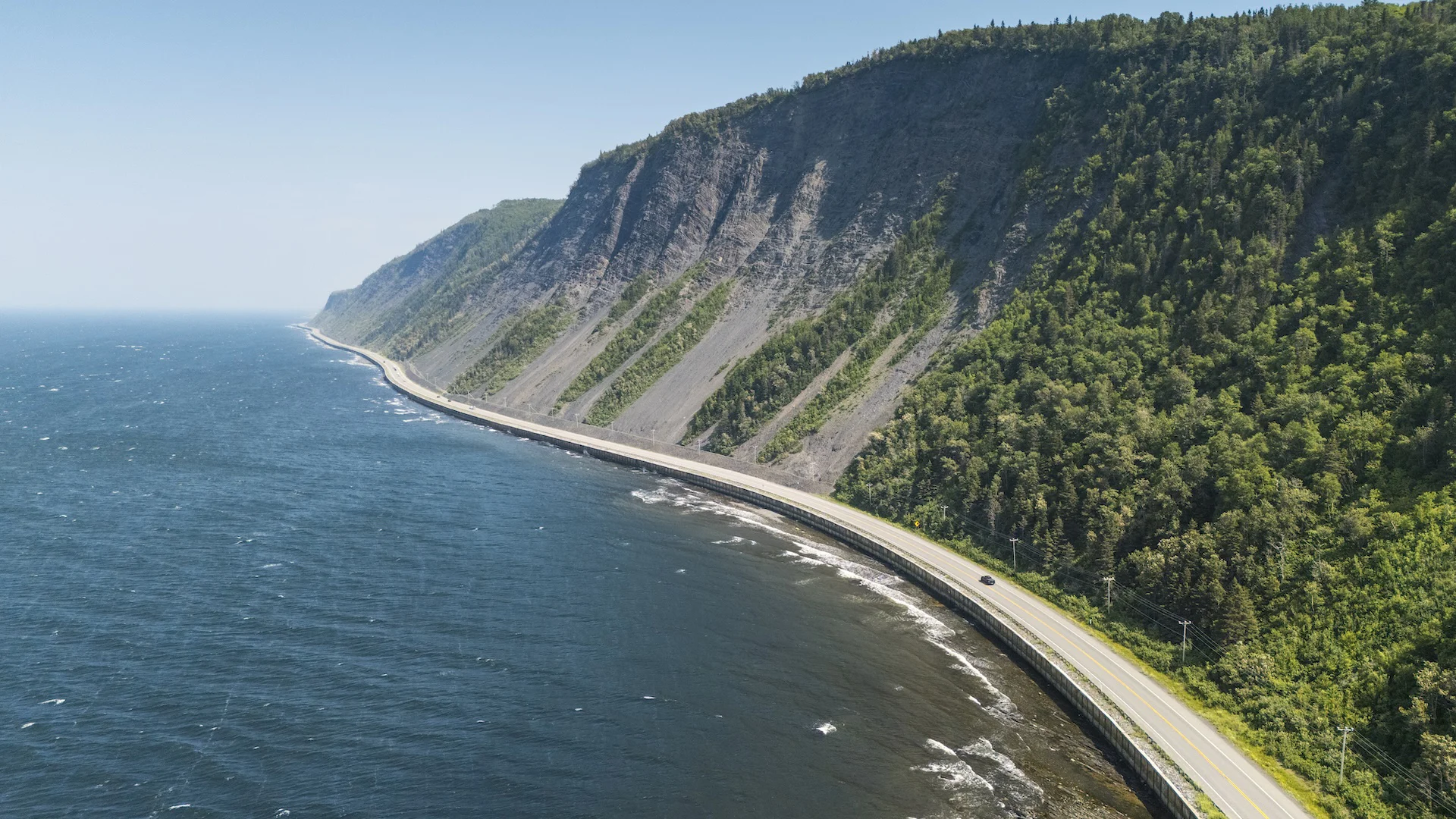 Route 132 en Haute-Gaspésie