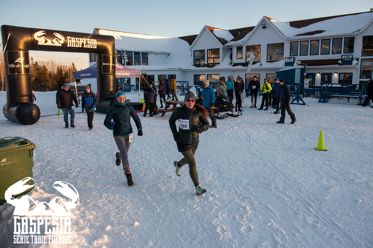 Série Trail Polaire, Mont Béchervaise, Gaspé.