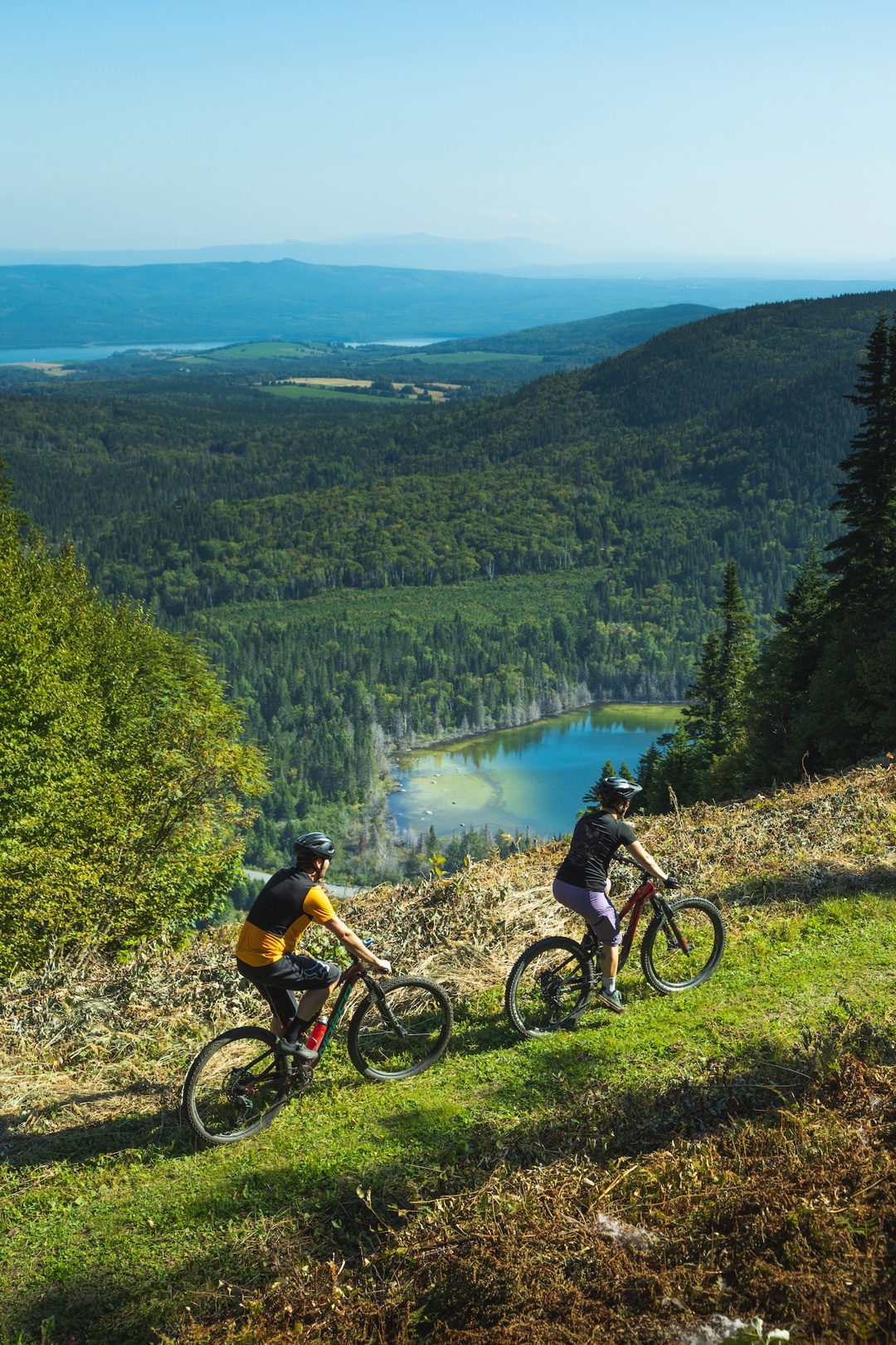 Vélo de montagne au Parc régional de Val-d'Irène