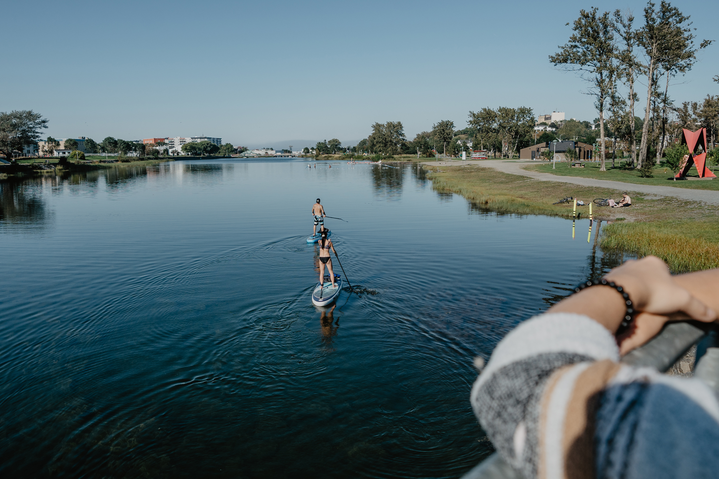 Planche à pagaie à Matane