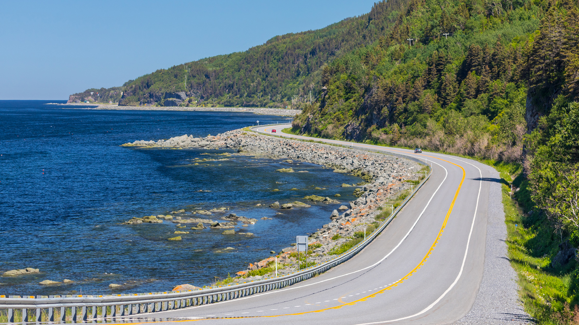 Route 132 in Haute-Gaspésie