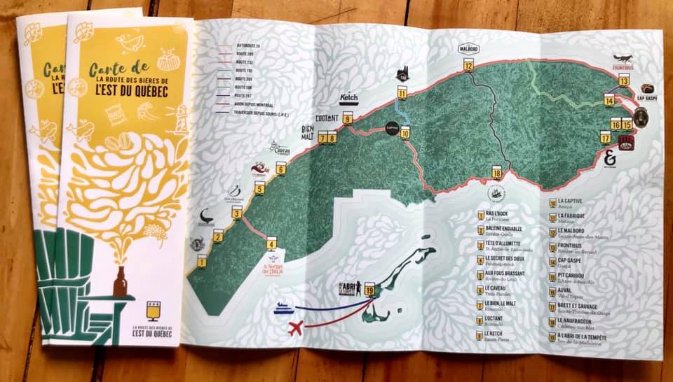  La Route des bières de l'Est-du-Québec