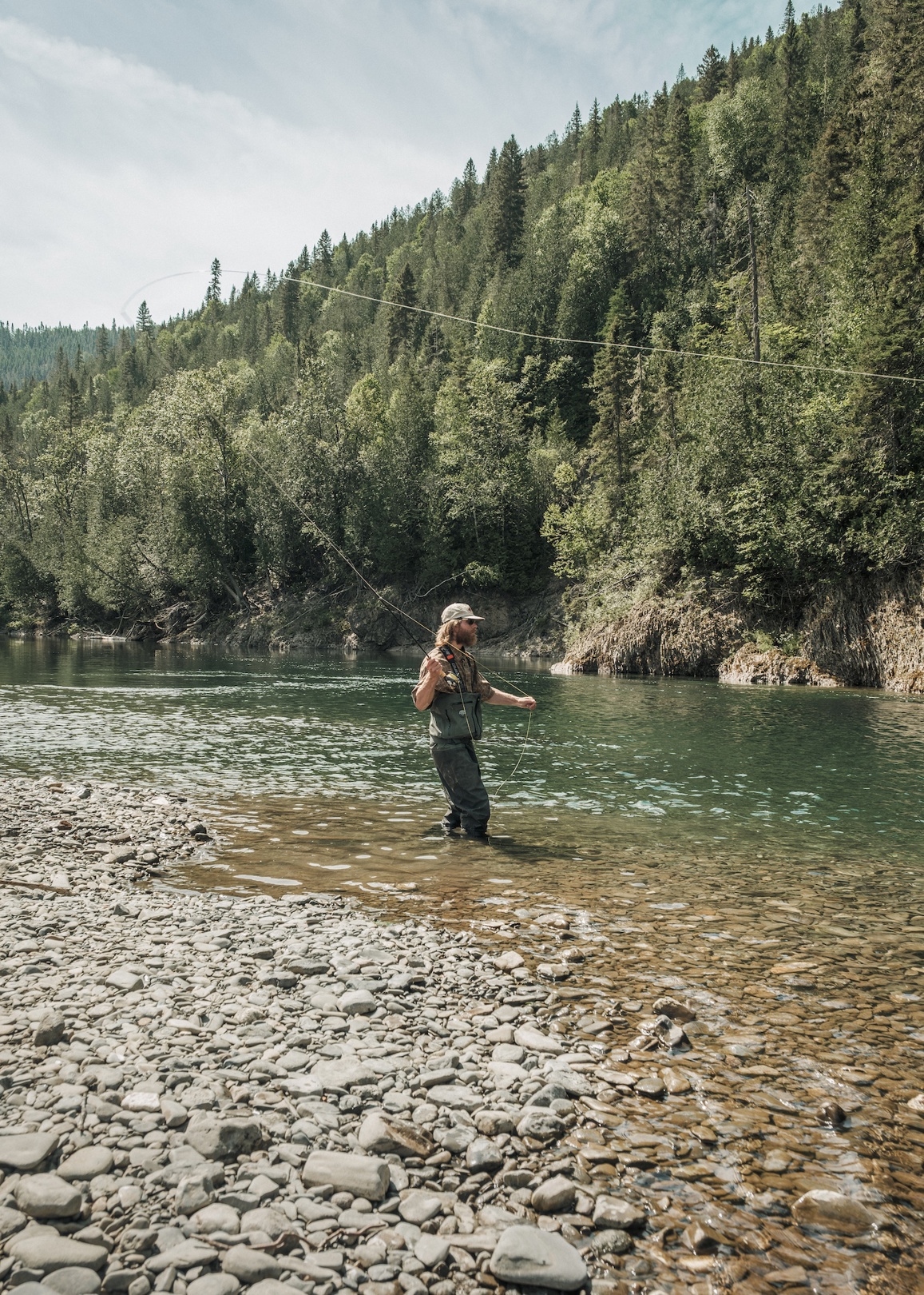 Pêche au saumon sur la rivière Bonaventure