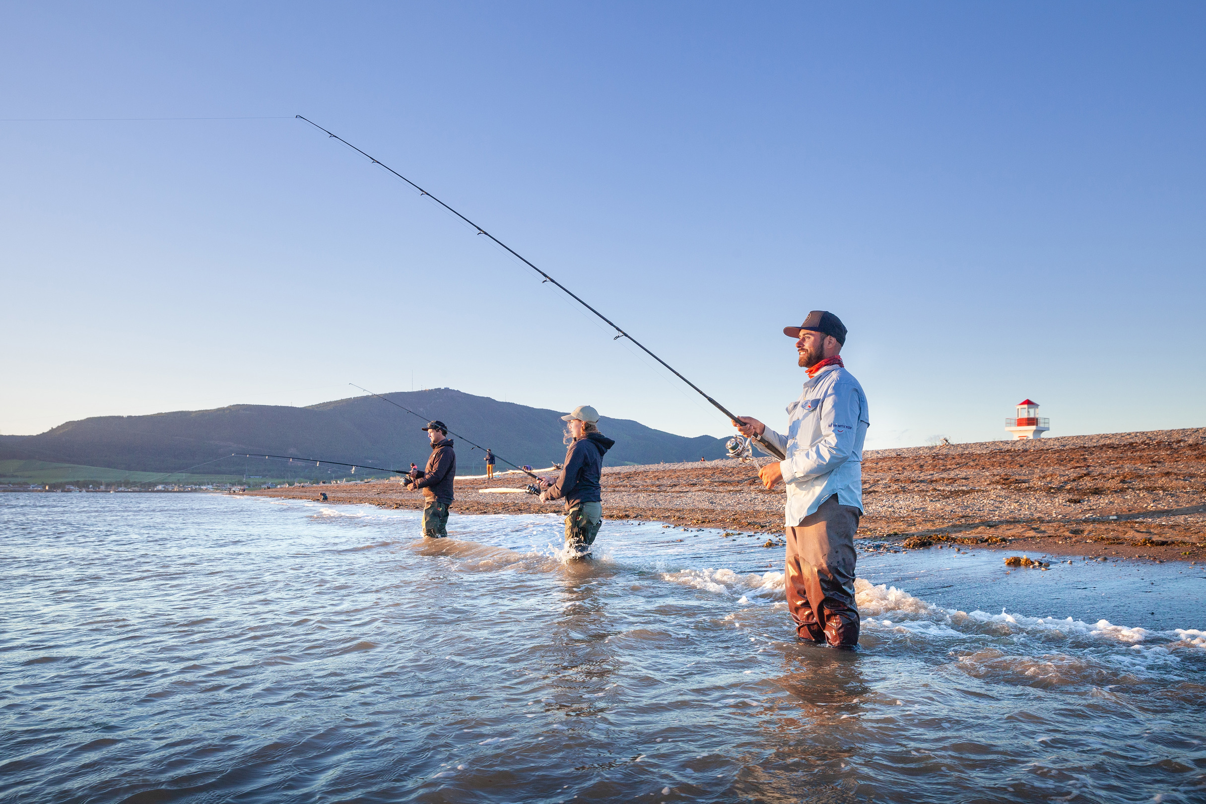 Pêche au bar rayé à Carleton-sur-Mer