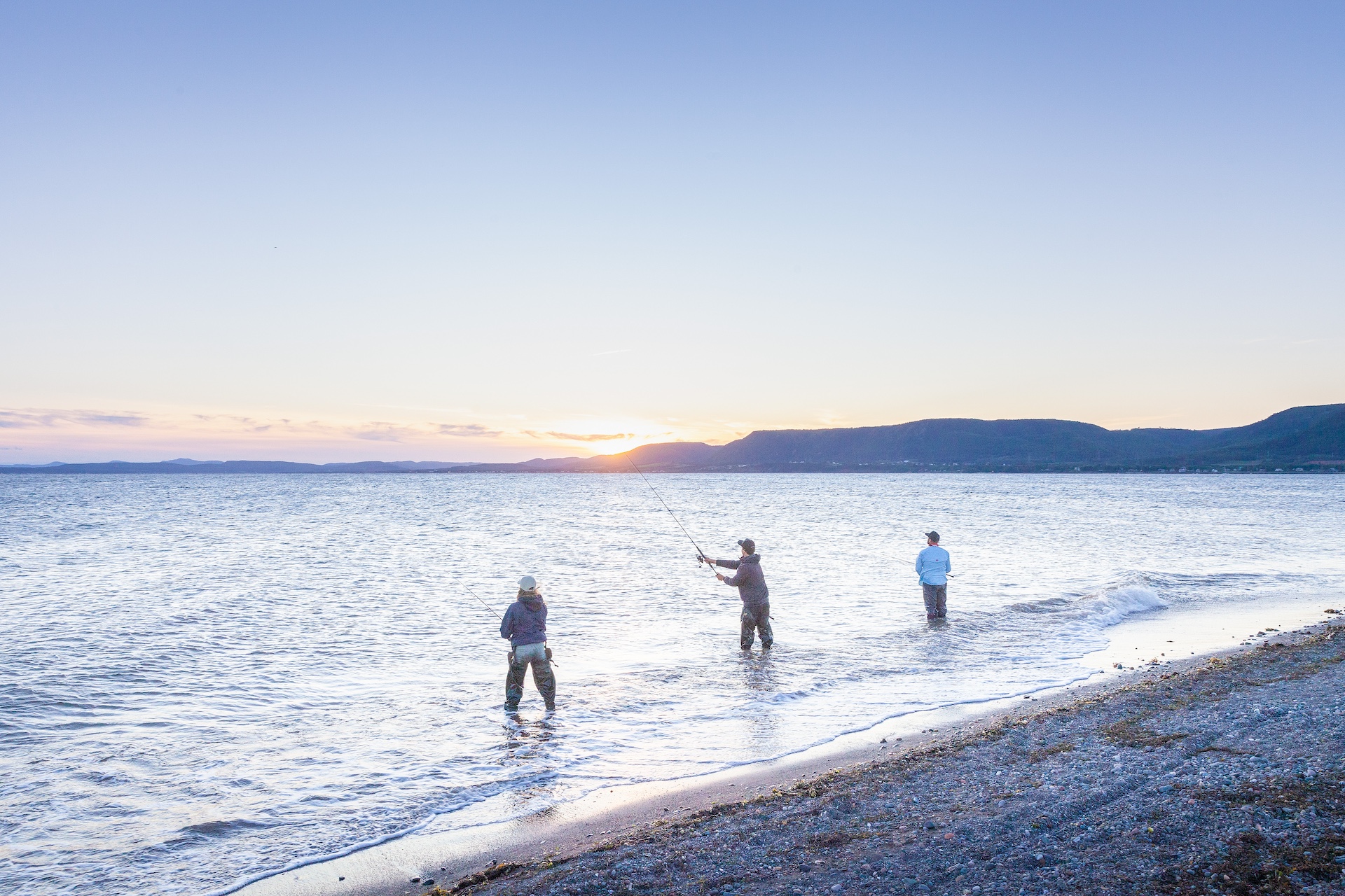 Pêche au bar rayé à Carleton-sur-Mer