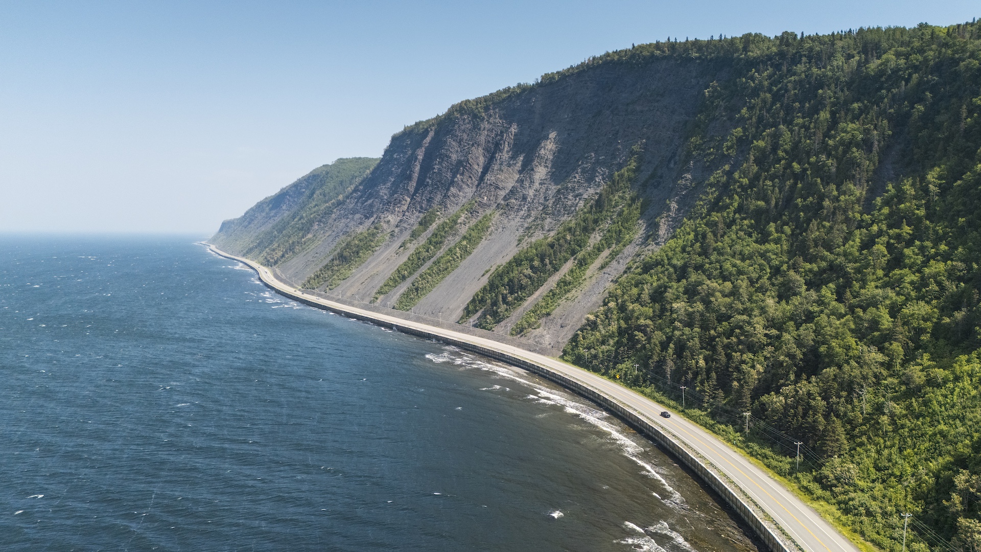 Route 132 en Haute-Gaspésie