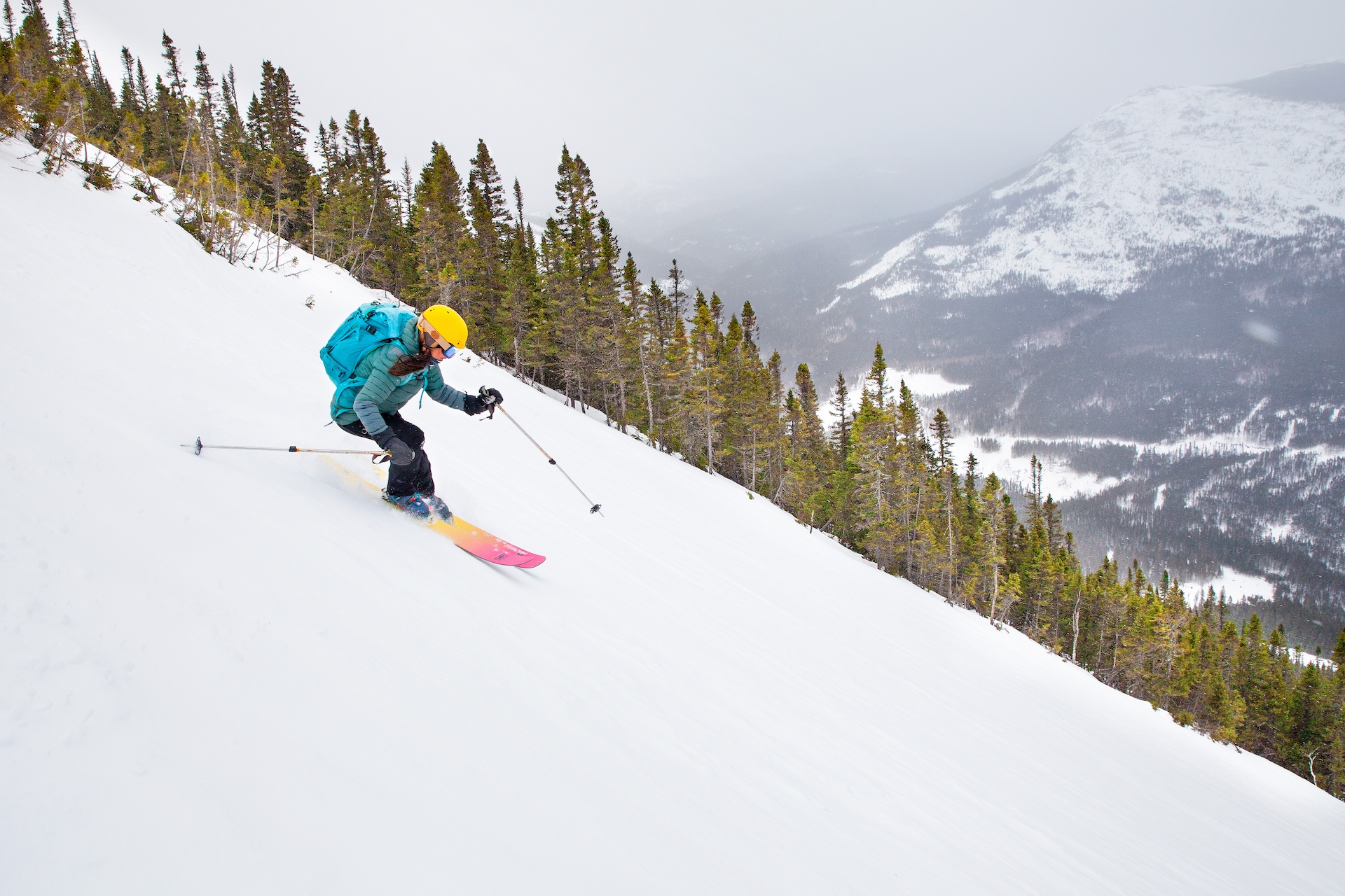 Backcountry skiing, Parc national de la Gaspésie