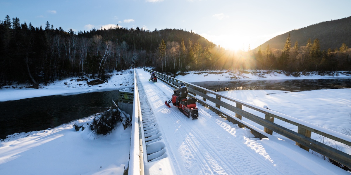 Sentier 595, Station touristique Pin Rouge