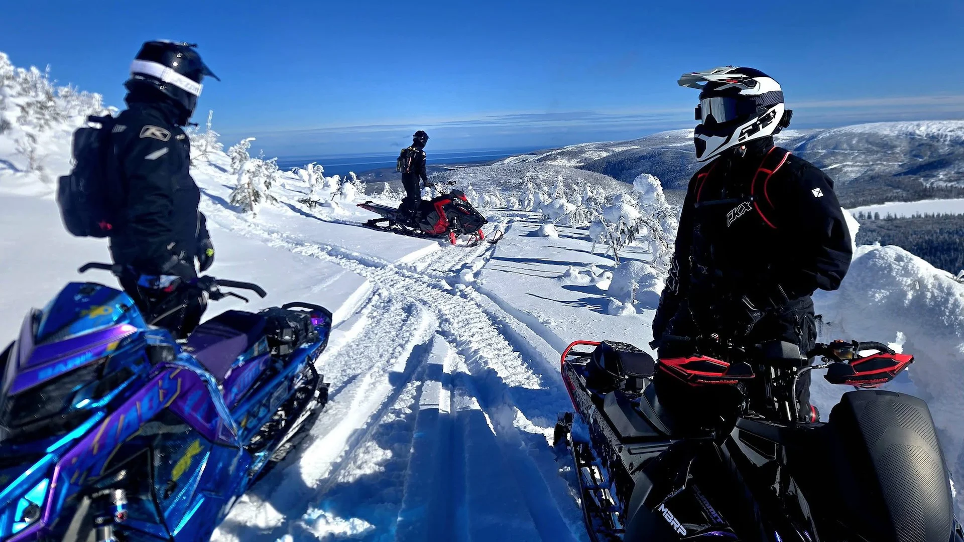 Motoneige hors-piste