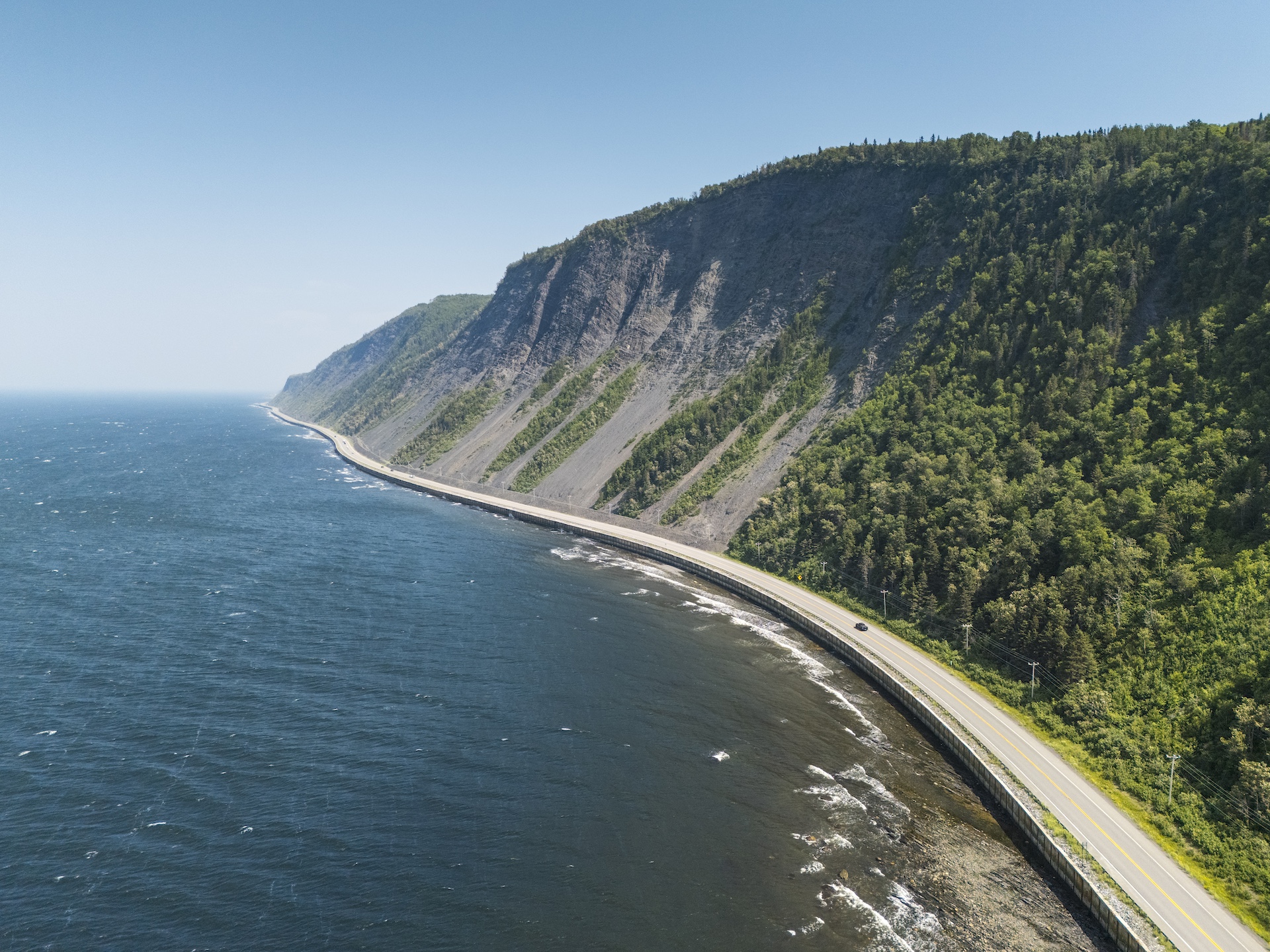 Route 132 en Haute-Gaspésie