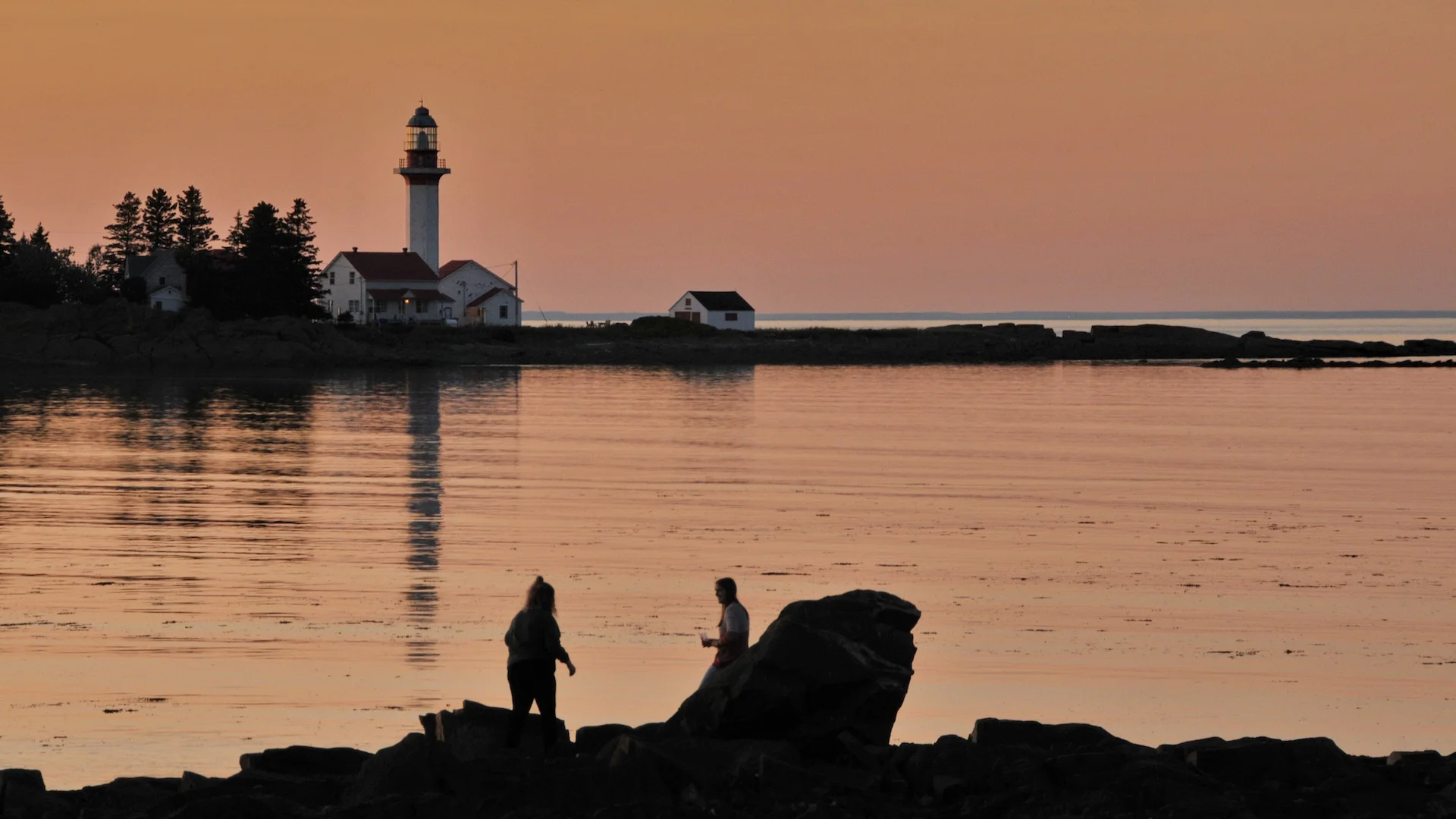 Coucher de soleil à Métis-sur-Mer