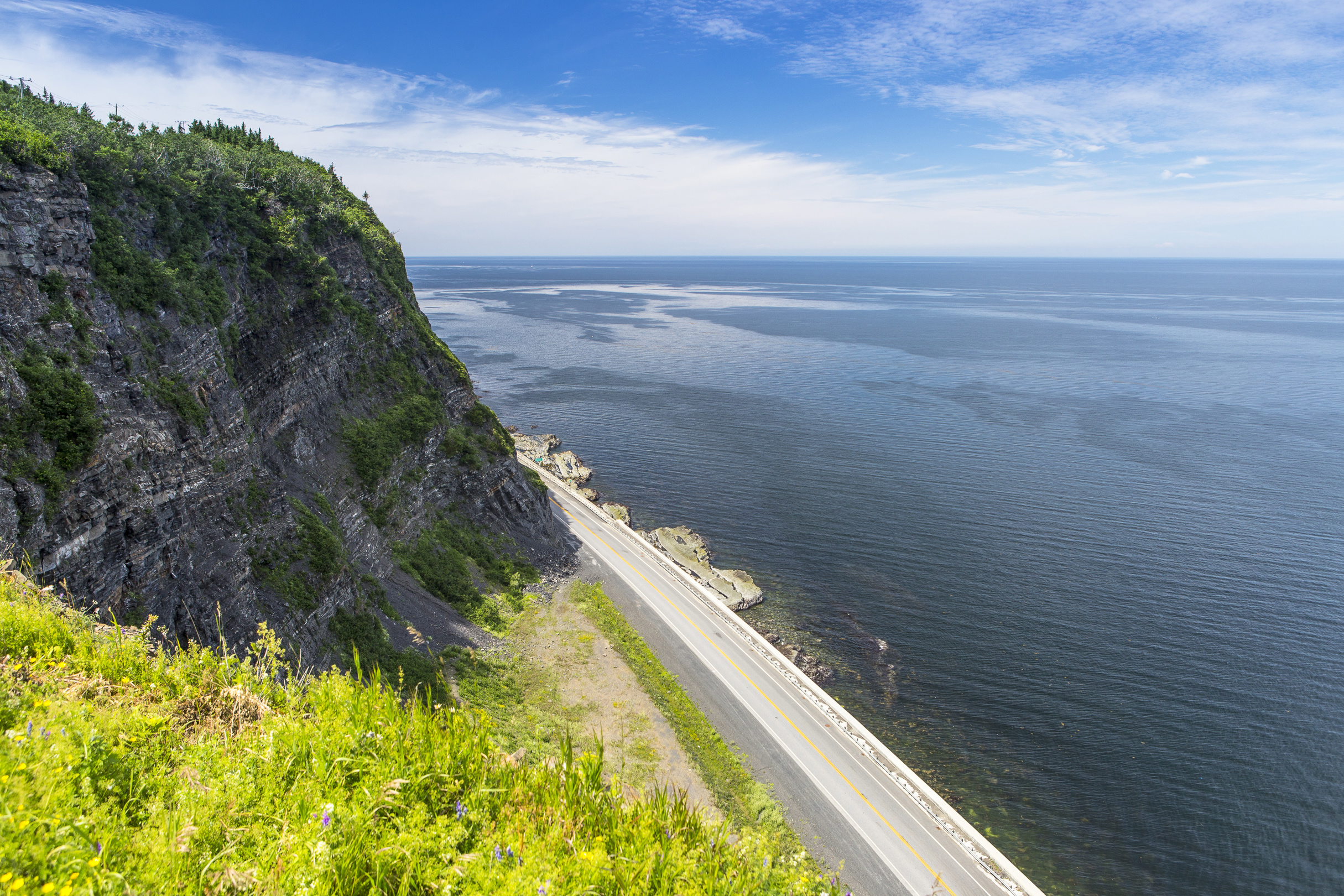 Route 132 in Haute-Gaspésie
