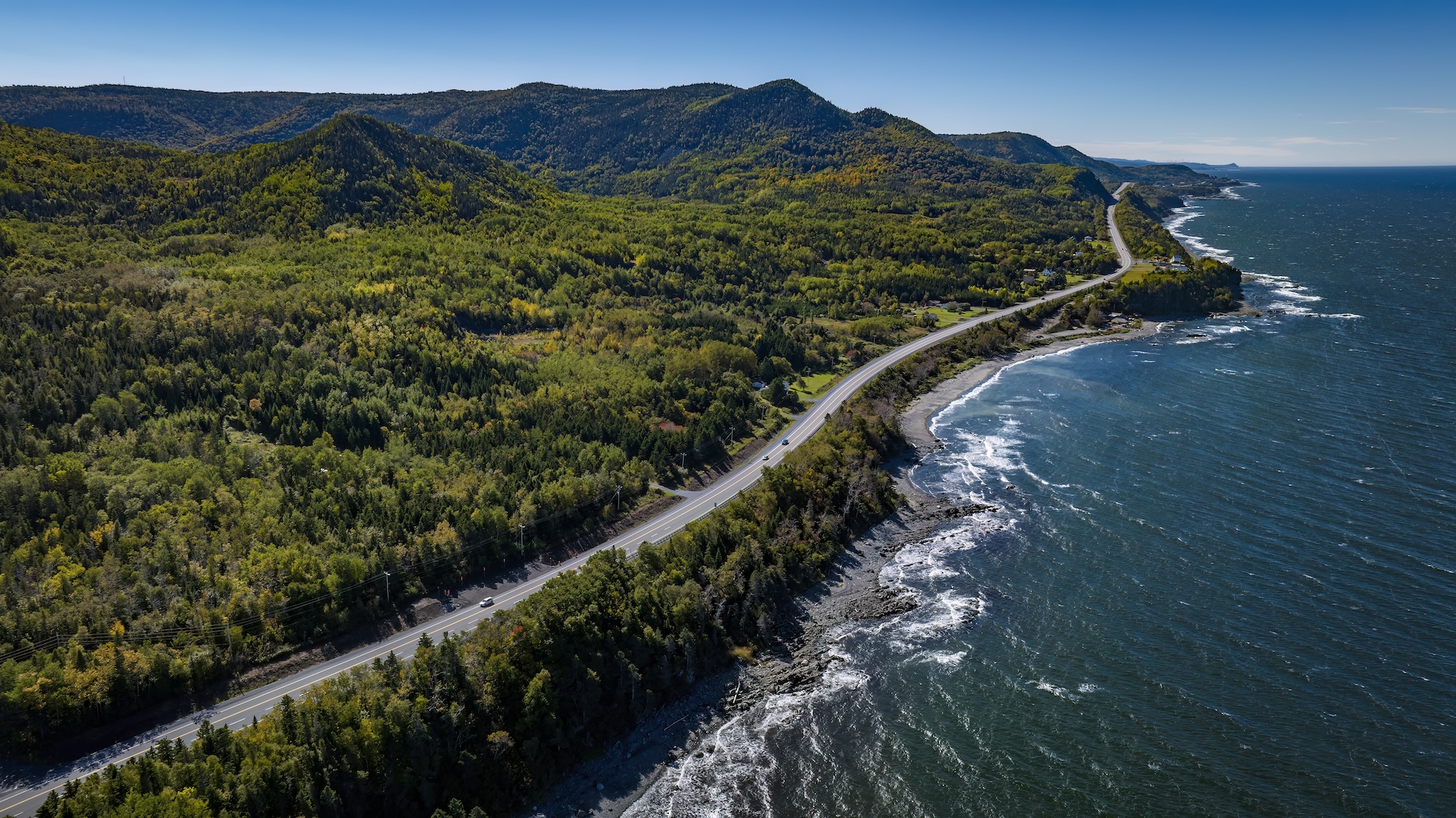Route 132 in Haute-Gaspésie