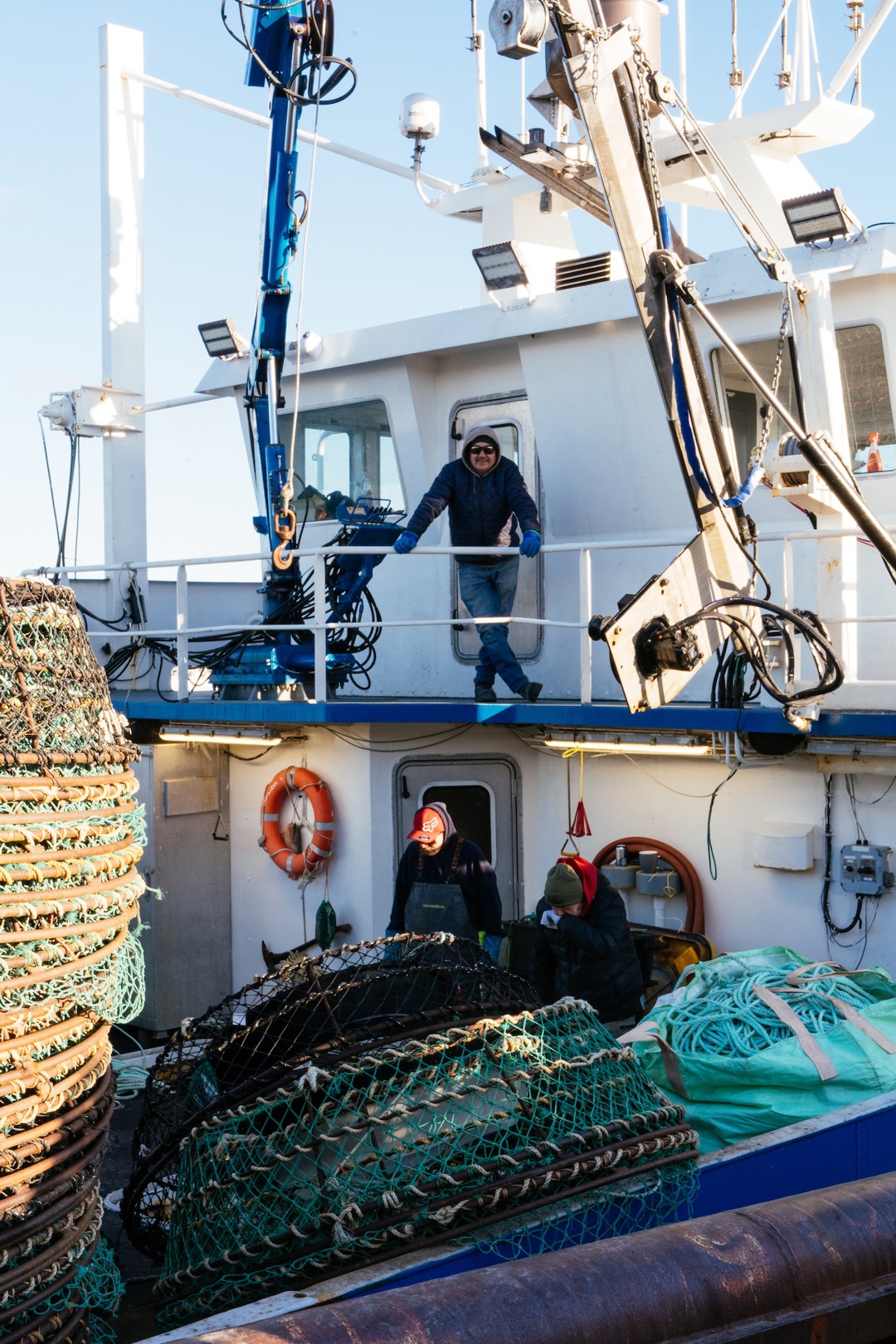 Bateau de pêche au crabe