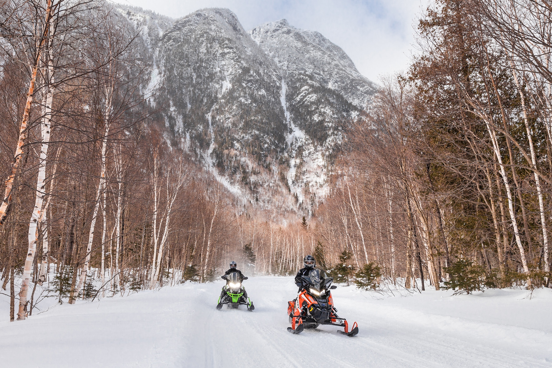 Snowmobiling