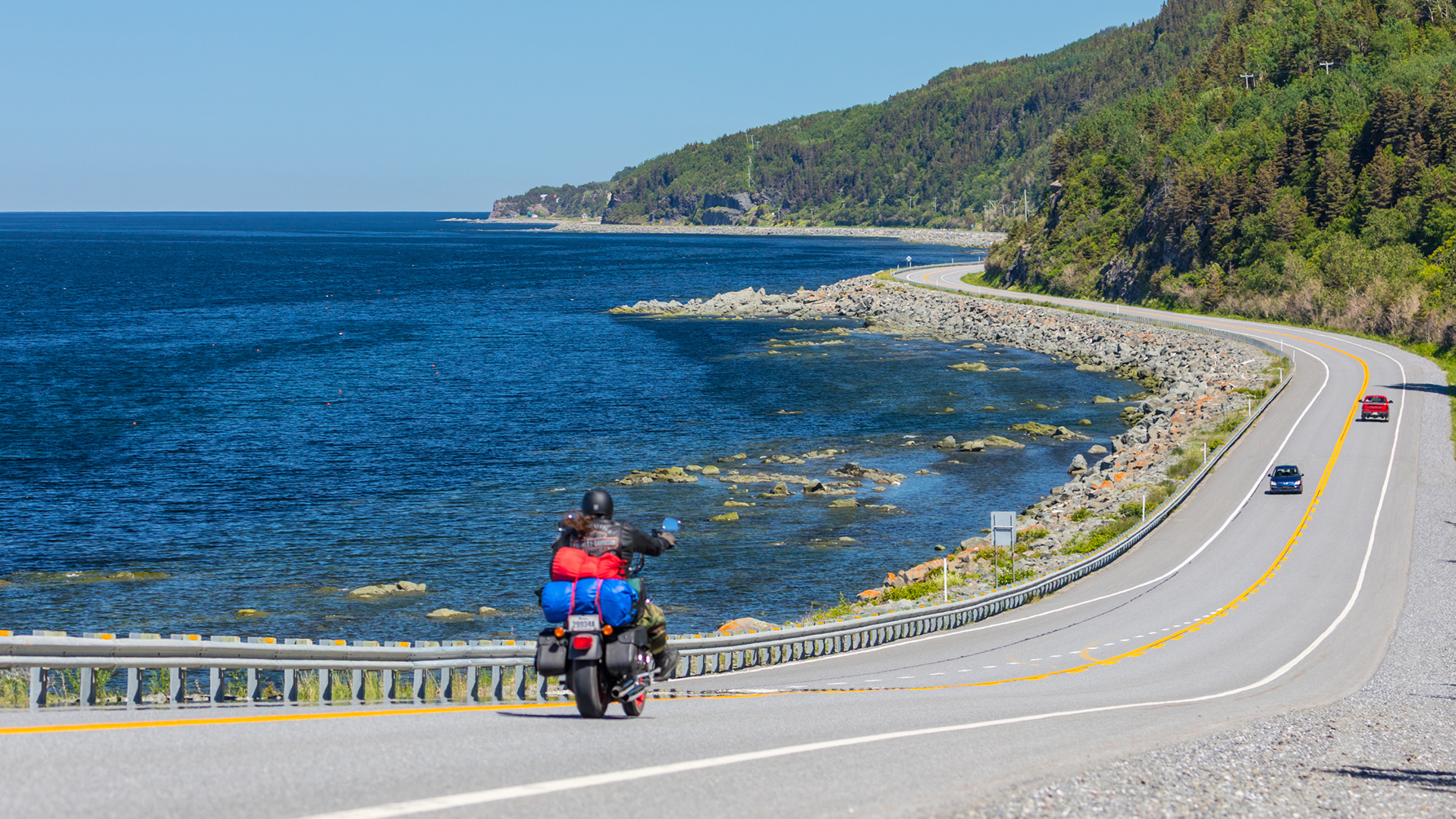 Route 132, in Haute-Gaspésie.
