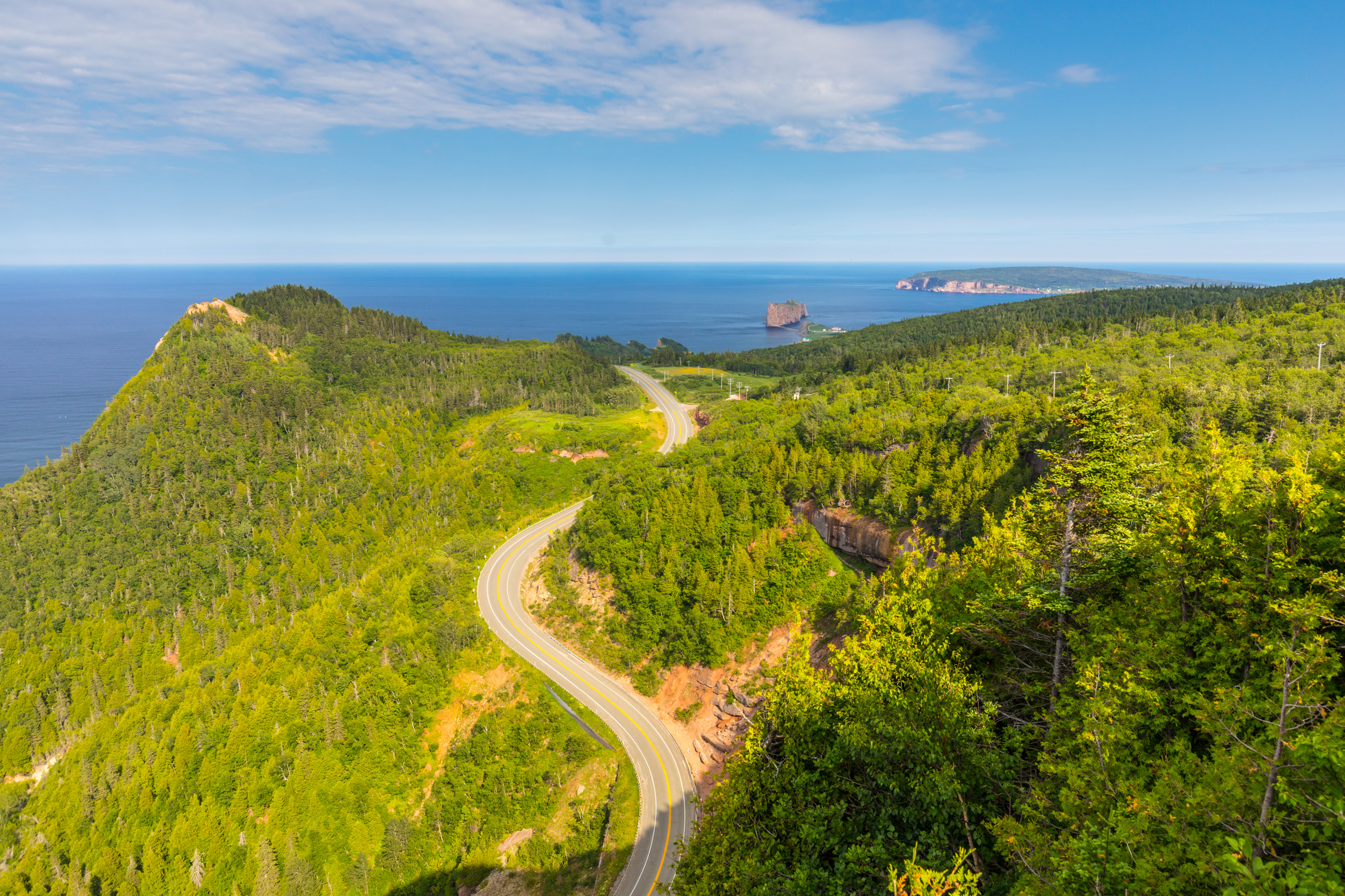 Route 132 in Percé