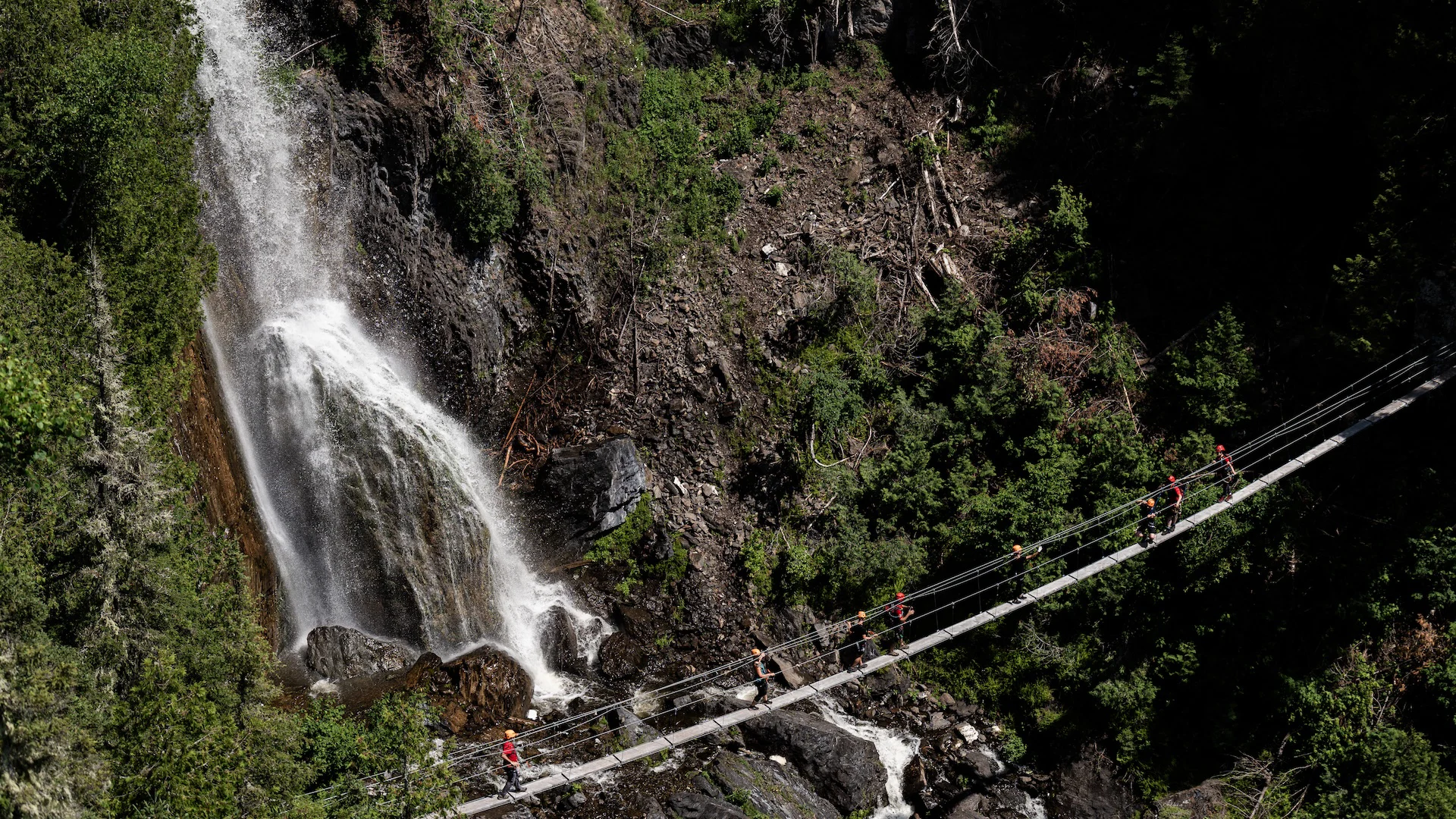 Via Ferrata de la chute à Philomène