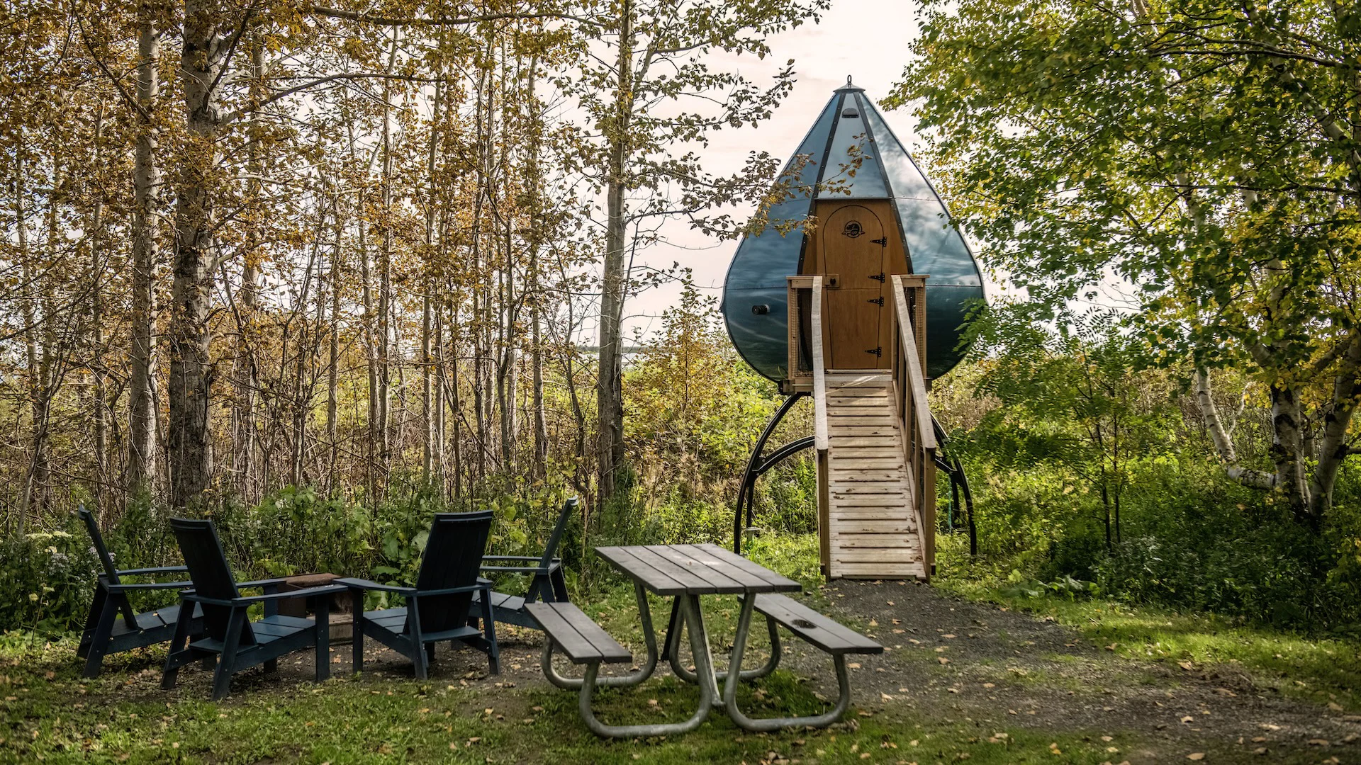 Prêt-à-camper au Parc national Forillon