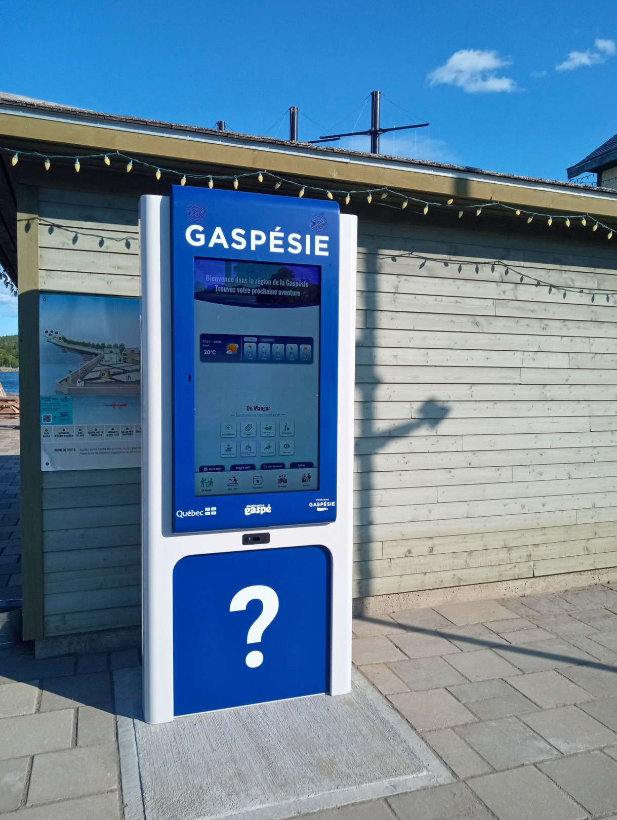 Borne au Berceau du Canada, Gaspé