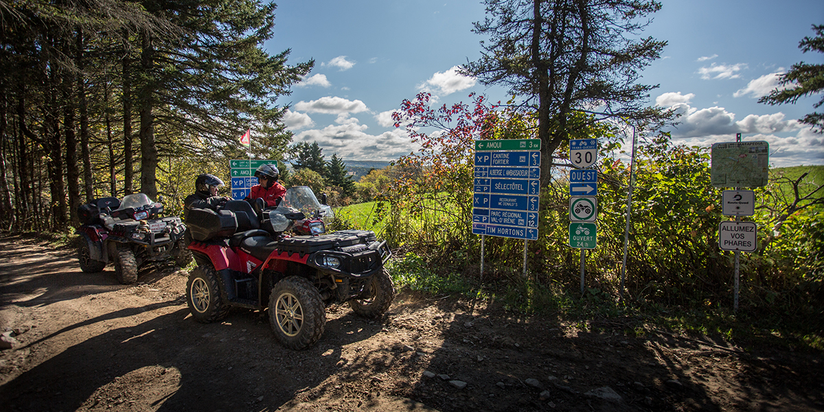 ATV in La Matapédia