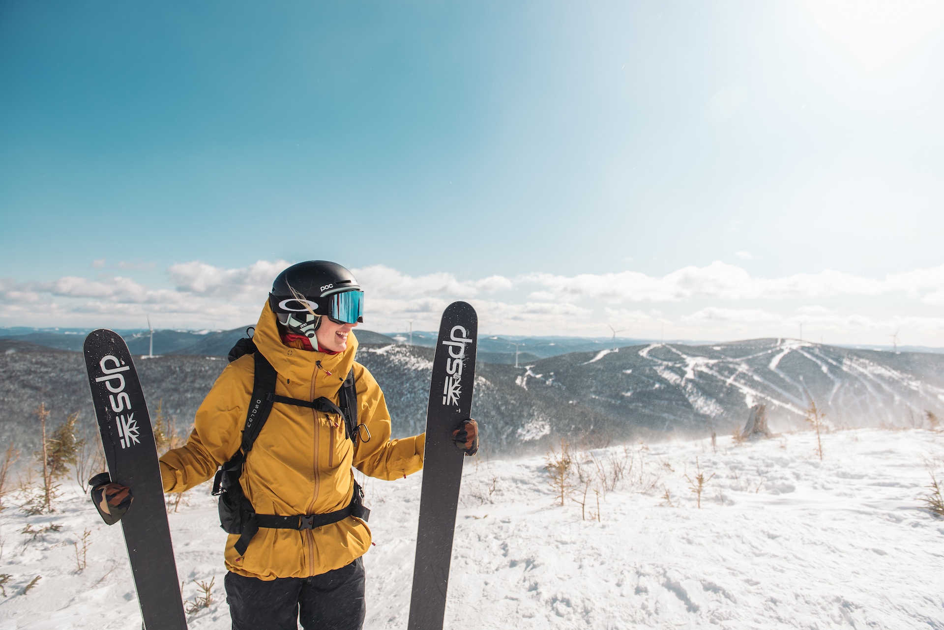 Ski hors-piste au Mont Porphyre