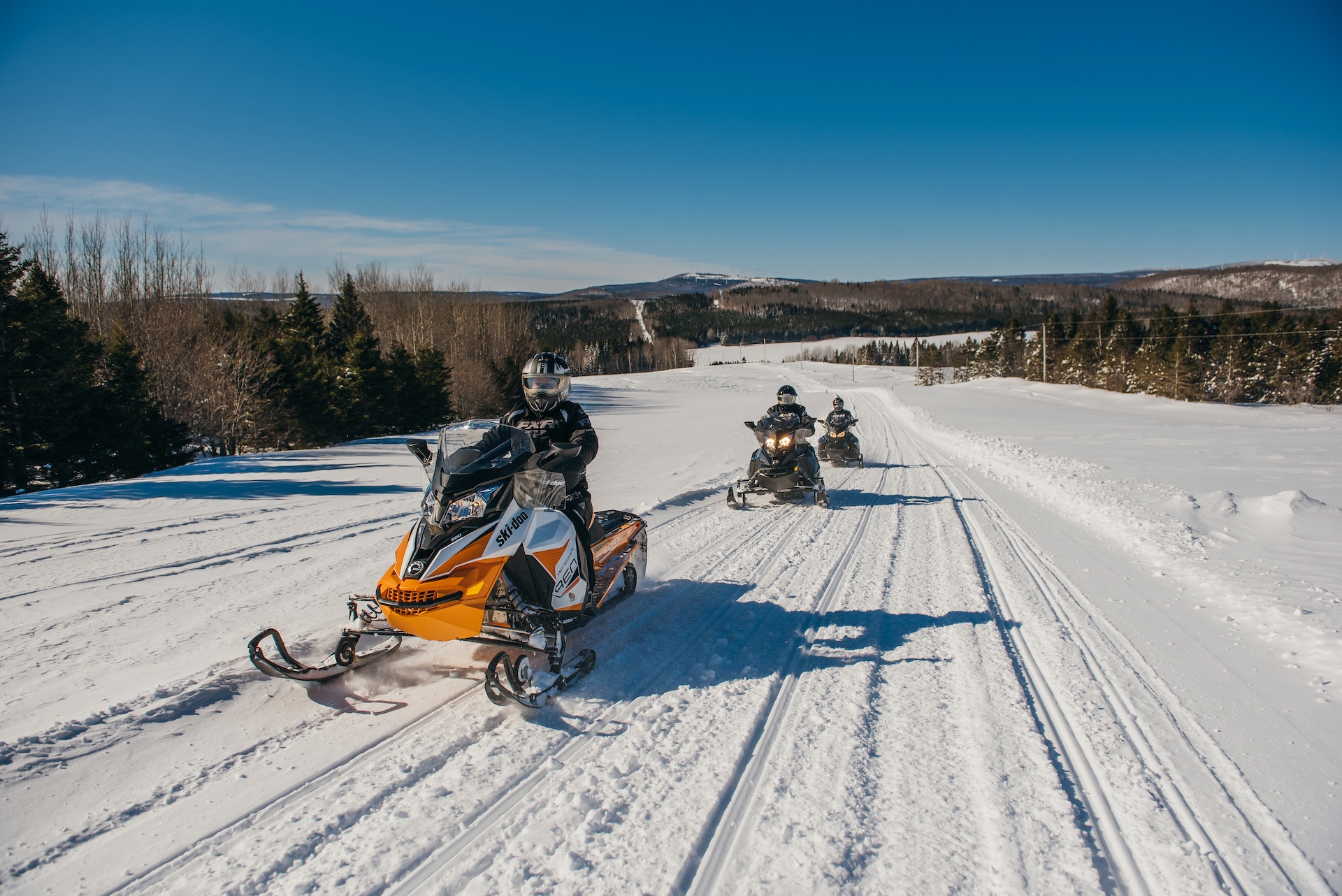 Motoneige in La Matapédia