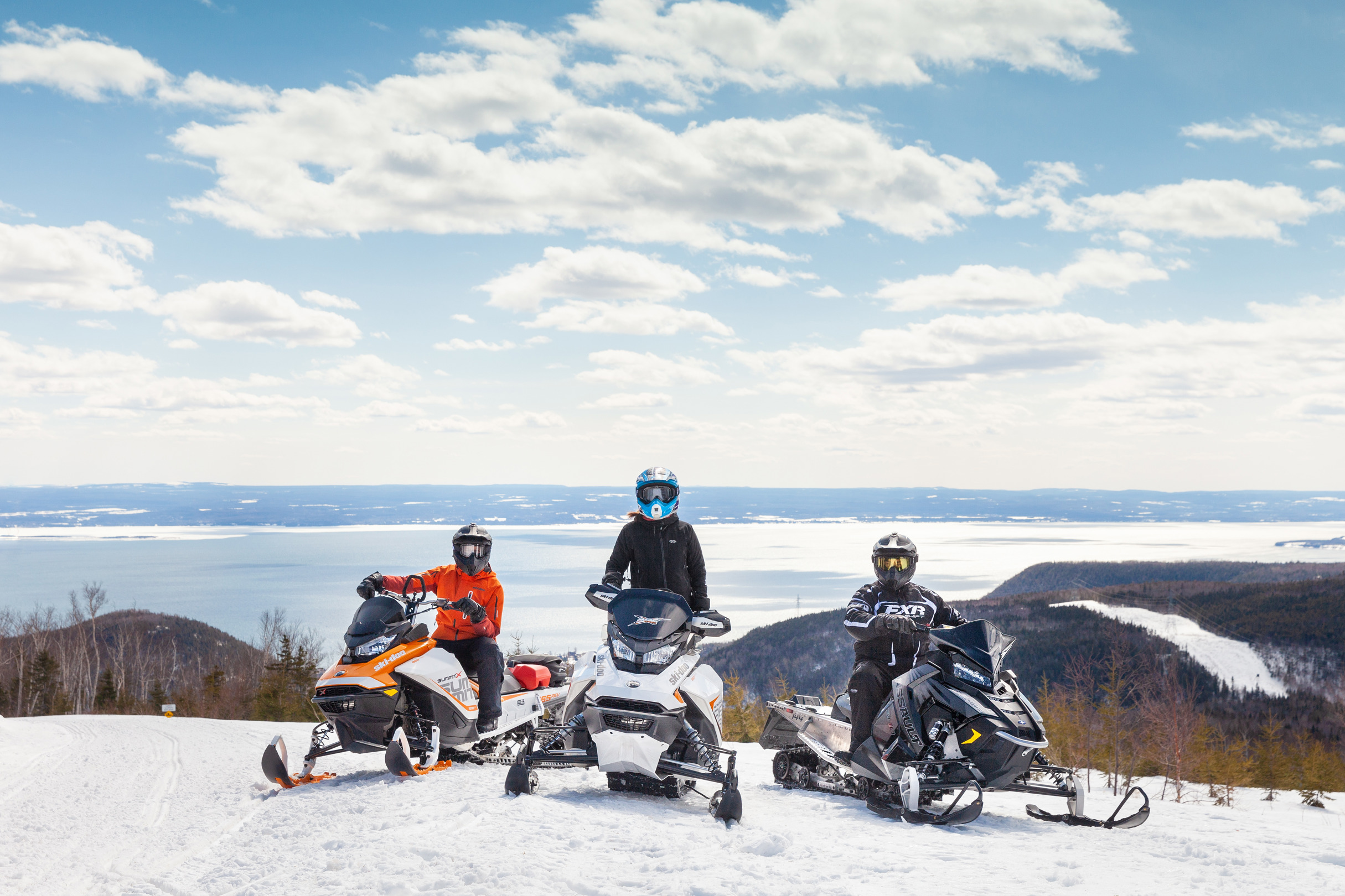 Motoneige à Carleton-sur-Mer