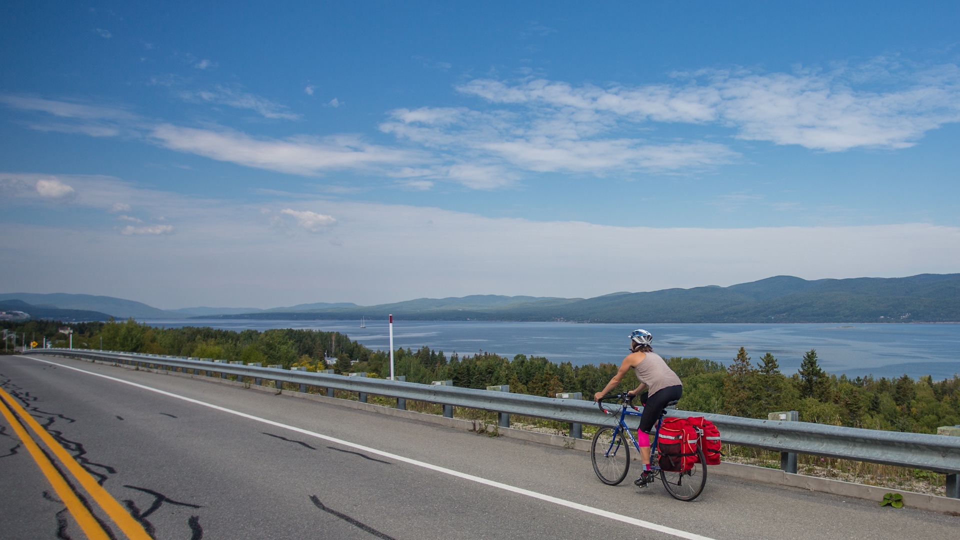 Cyclotourisme sur la Route 132