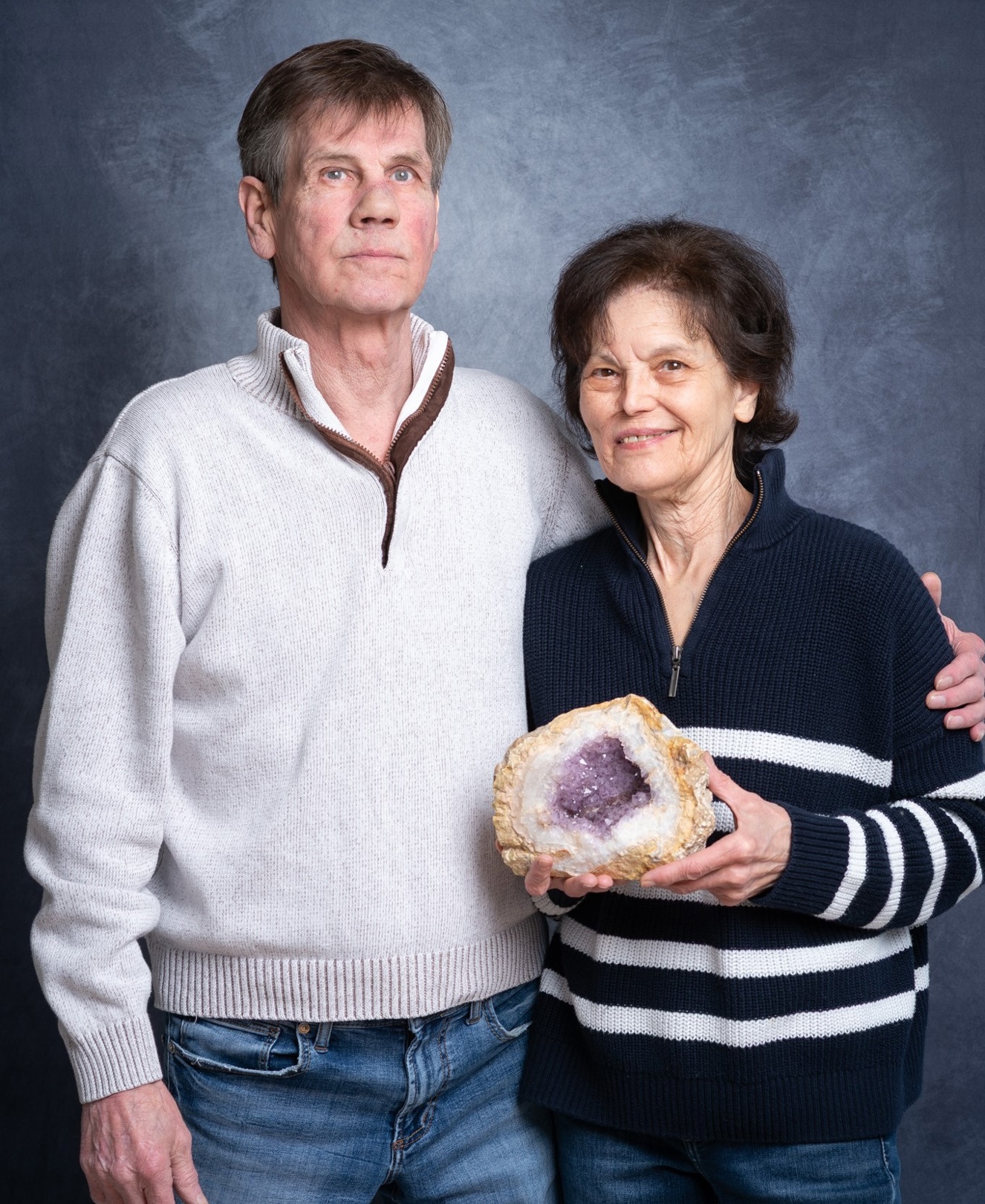 Danielle Duguay et son conjoint, Mine d’agates du Mont-Lyall