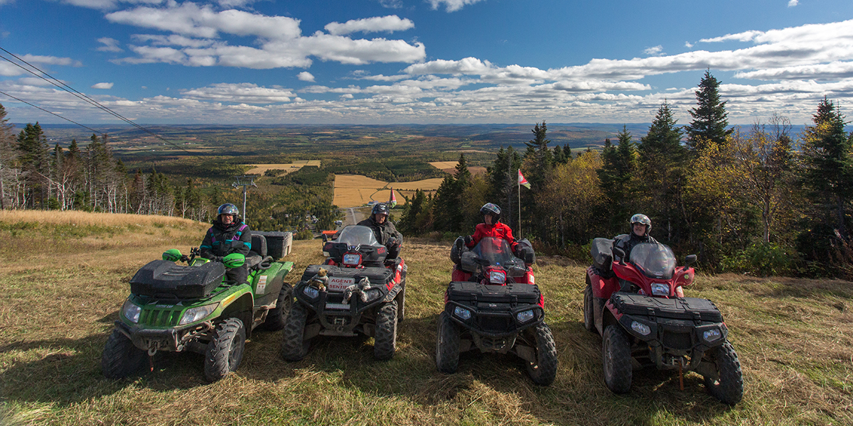 Quad dans La Matapédia