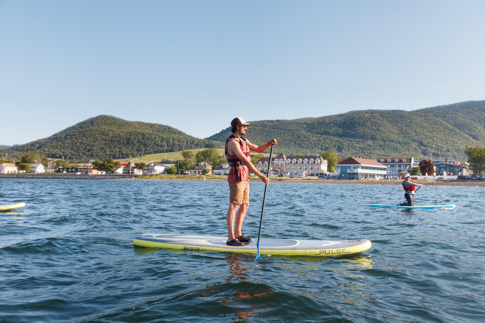 Paddleboarding in Carleton-sur-Mer