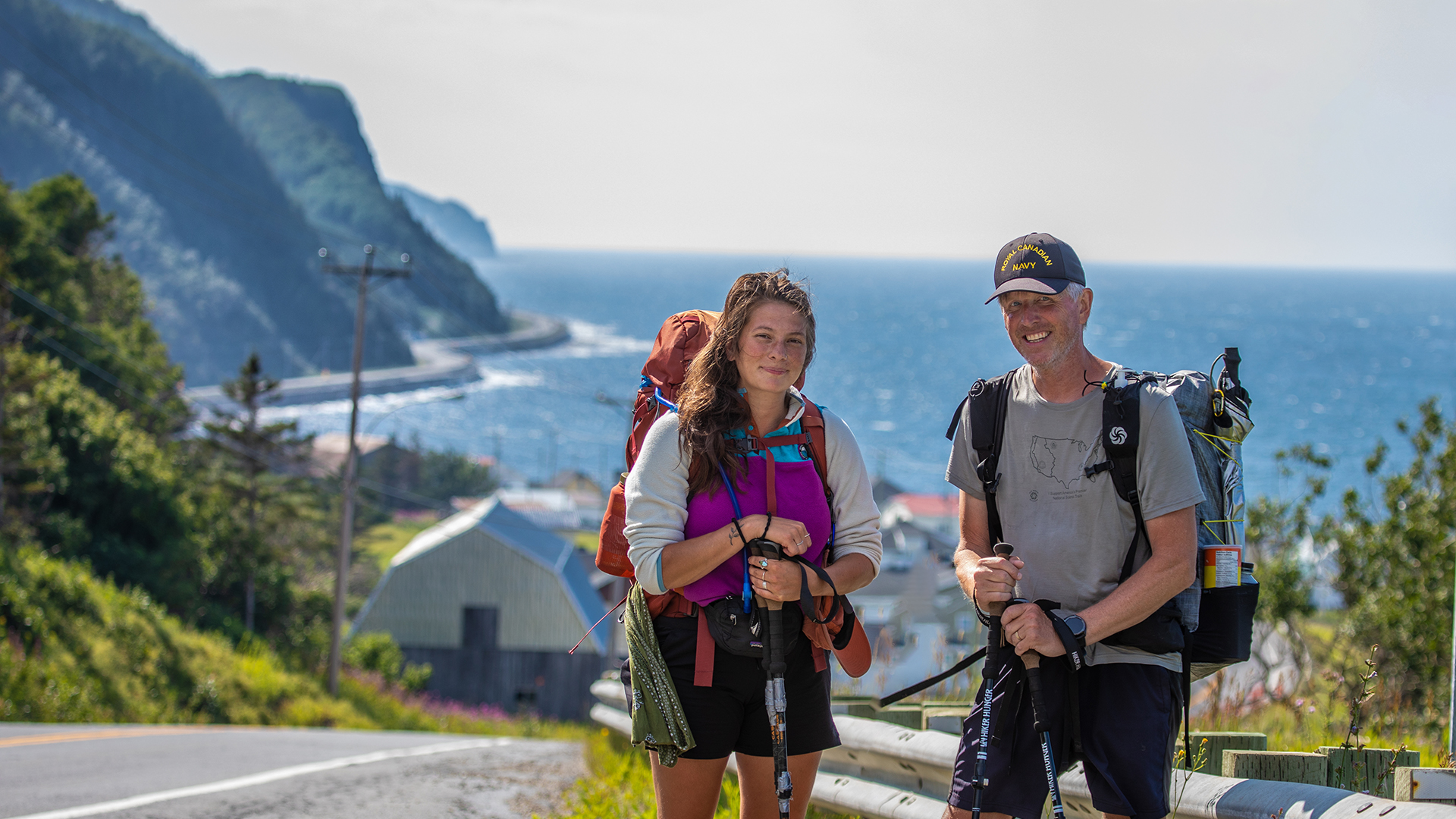 Hikers in Haute-Gaspésie